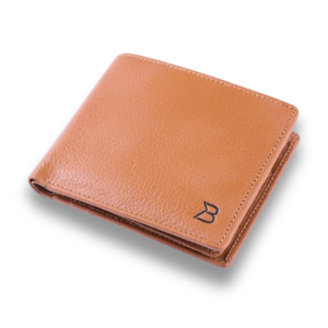 Burmuk Men’s Genuine Leather Slim Utility Wallet – Organizer Style
