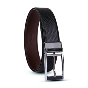ITALIAN LEATHER 35MM REVERSIBLE AUTO LOCK LEATHER BELT