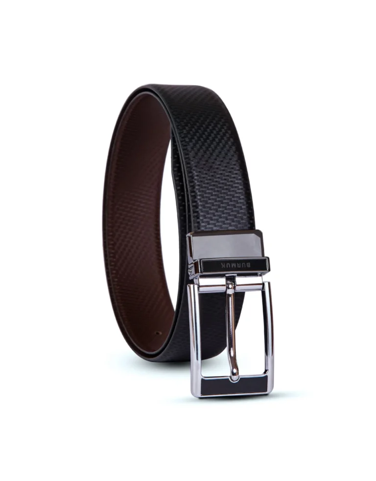 ITALIAN LEATHER 35MM REVERSIBLE AUTO LOCK  LEATHER BELT
